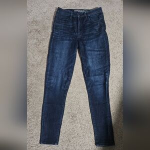 American Eagle Outfitters High Rise Dark Indigo Jeans